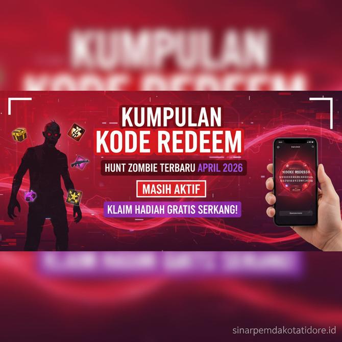 Thumbnail: Kumpulan Kode Redeem Hunt Zombie Terbaru April 2026 Masih Aktif Segera Klaim Hadiah Item Gratis Sekarang!