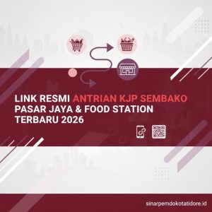 Thumbnail: Link Resmi Antrian KJP Sembako Pasar Jaya Dharma Jaya dan Food Station Terbaru 2026