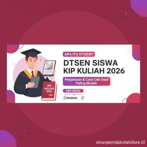 Thumbnail: Memahami Apa Itu DTSEN Siswa KIP Kuliah 2026 Beserta Penjelasan dan Cara Cek Desil Paling Mudah