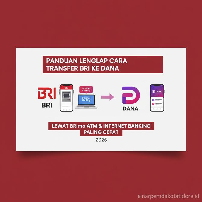 Thumbnail: Panduan Lengkap Cara Transfer BRI ke DANA 2026 Lewat BRImo ATM dan Internet Banking Paling Cepat