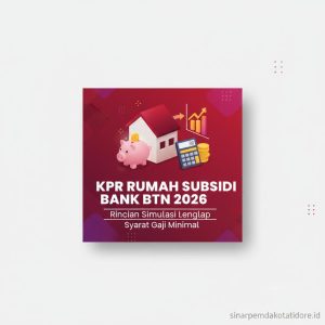 Thumbnail: Rincian Simulasi KPR Rumah Subsidi Bank BTN 2026 Lengkap Beserta Aturan Syarat Gaji Minimal