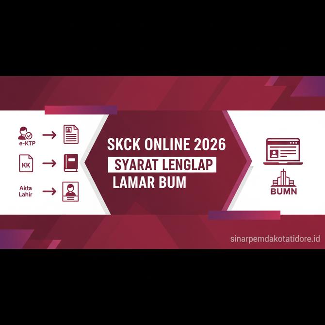 Thumbnail: Rincian Syarat Membuat SKCK Online 2026 Paling Lengkap Untuk Dokumen Melamar Pekerjaan BUMN